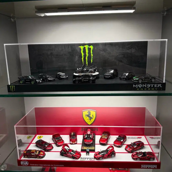 [BUNJANG] 1:64 Scale Ferrari Monster Acrylic Display Case / 1:64 페라리 몬스터 아크릴 케이스 다이캐스트