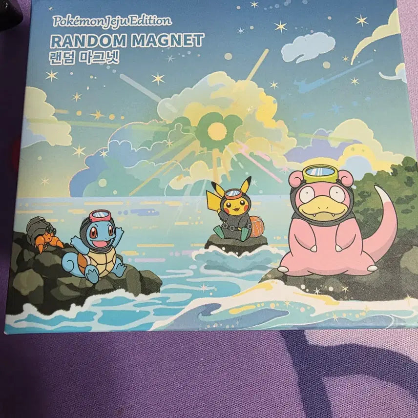 [BUNJANG] Pokemon Jeju Edition Random Magnet Set (Sealed) / 한국) 포켓몬 랜덤 마그넷 제주 에디션 미개봉