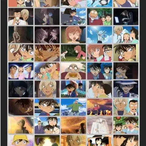 [BUNJANG] Detective Conan Postcard Set (100 pieces) feat. Kaito Kid, Heiji, Amuro, Haibara / 코난 엽서 세트 100장 판매 괴도키드하인성아무로하이바라