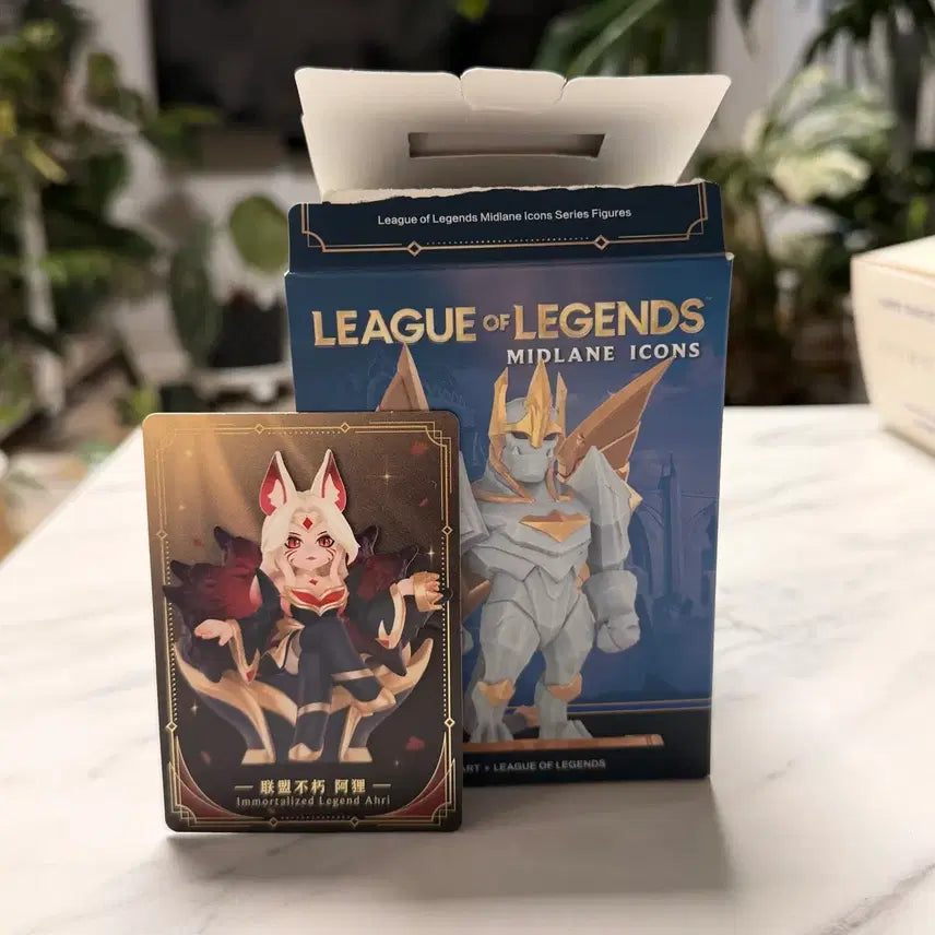 [BUNJANG] Pop Mart League of Legends Mid Lane Secret (Immortal Legend Ahri) Figure / [정품]팝마트 리그 오브 레전드 미드라인 시크릿(불멸의 레전드 아리)