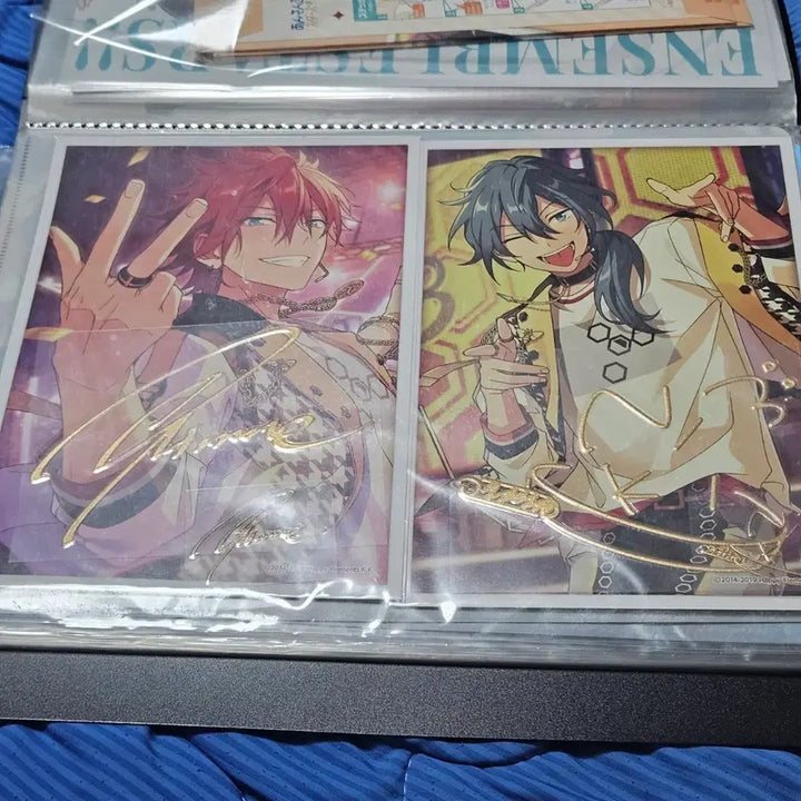 [BUNJANG] Ensemble Stars!! Rinne &amp; Nikki Rare Autograph Sticker Bundle Set / 앙스타 린네와 니키 싸인스티커 레어 일괄판매