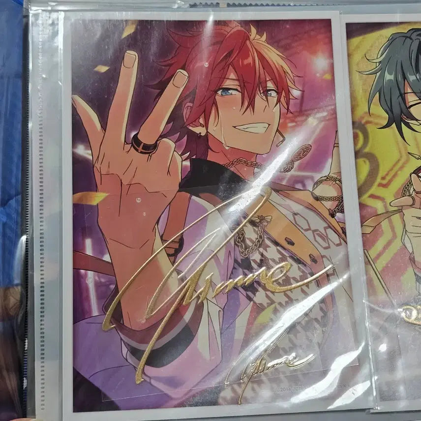 [BUNJANG] Ensemble Stars!! Rinne &amp; Nikki Rare Autograph Sticker Bundle Set / 앙스타 린네와 니키 싸인스티커 레어 일괄판매