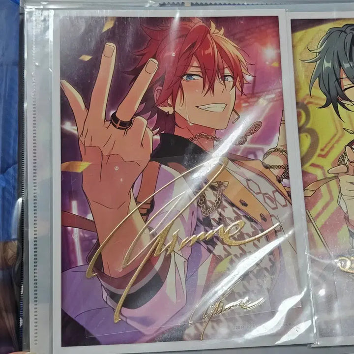 [BUNJANG] Ensemble Stars!! Rinne &amp; Nikki Rare Autograph Sticker Bundle Set / 앙스타 린네와 니키 싸인스티커 레어 일괄판매