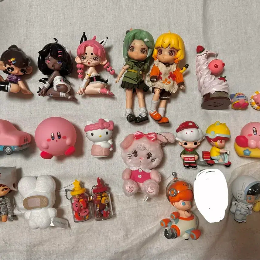 [BUNJANG] Pop Mart Figure 19pc Bundle Set Dimoo Sanrio Hello Kitty Kirby Hirono / 팝마트 피규어 19종 일괄 판매 디무 산리오 헬로키티 별의커비 히로노
