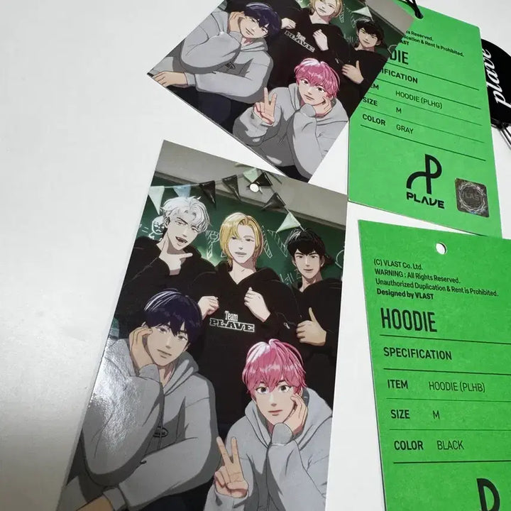 [BUNJANG] PLAVE Clothing Tag Bundle Set / 플레이브 후드티 의류택 일괄판매