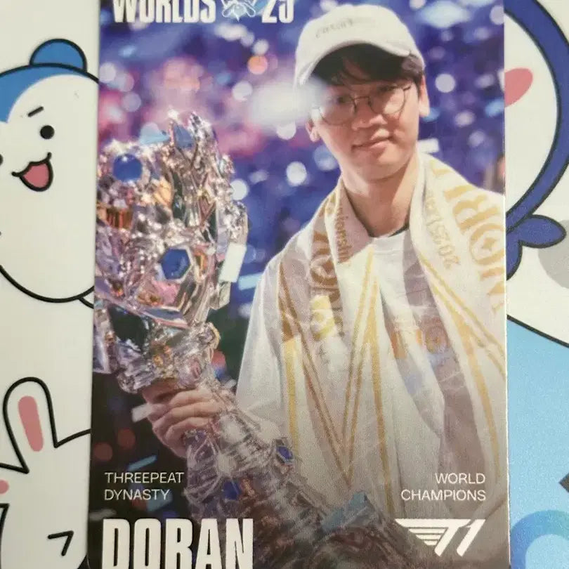 [BUNJANG] T1 Doran MSI Worlds Photocard / msi 월즈 포카 도란