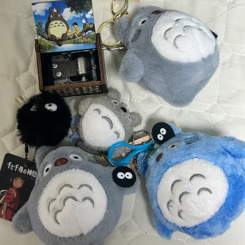 [BUNJANG] My Neighbor Totoro Music Box Keychain Plush / 토토로 오르골 키링 인형