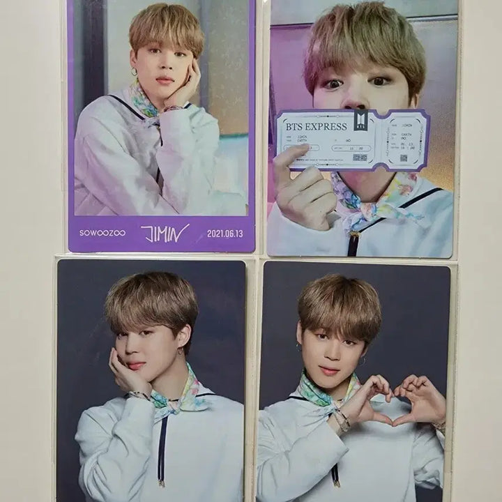 [BUNJANG] BTS Jimin Bundle Set Photocards (Proof) / 방탄소우주 지민포카 일괄양도해요