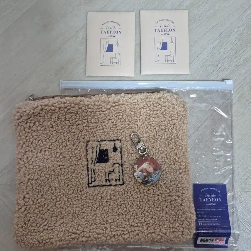 [BUNJANG] Taeyeon Fan Meeting Inside Taeyeon Photocard Set + Pouch Keyring Set / 태연 팬미팅 인사이드 태연 포카 세트+파우치 키링 세트