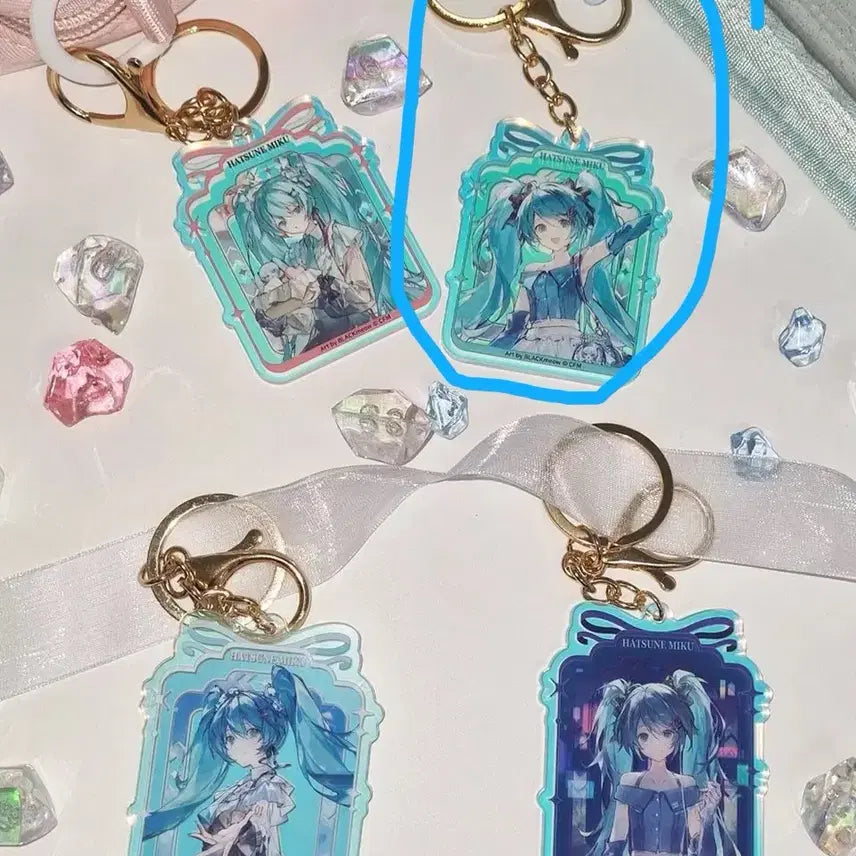 [BUNJANG] Hatsune Miku Kanshasai Acrylic Keyring / 미쿠 감사제 아크릴 키링