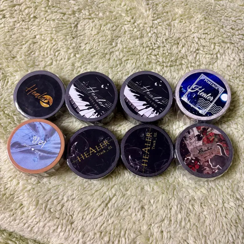 [BUNJANG] Healer Masking Tape Set (8 Types) / 1차BL 힐러 마스킹 테이프 마테 8종 일괄 비공굿 스티커