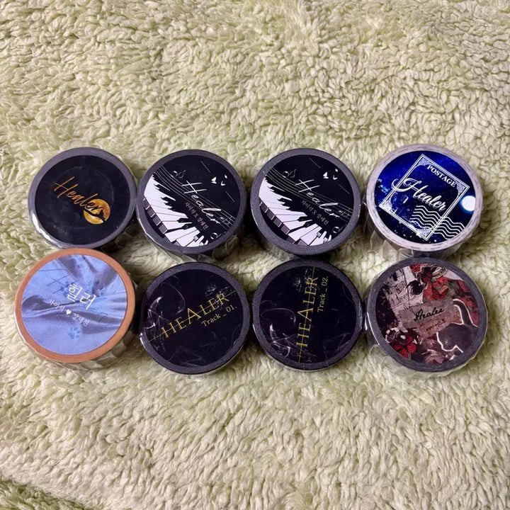[BUNJANG] Healer Masking Tape Set (8 Types) / 1차BL 힐러 마스킹 테이프 마테 8종 일괄 비공굿 스티커