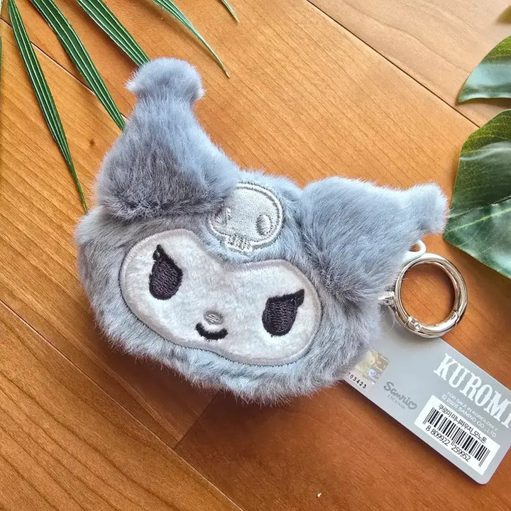 [BUNJANG] Kuromi Monotone Pouch Keyring / (새상품) 쿠로미 모노톤 파우치 키링