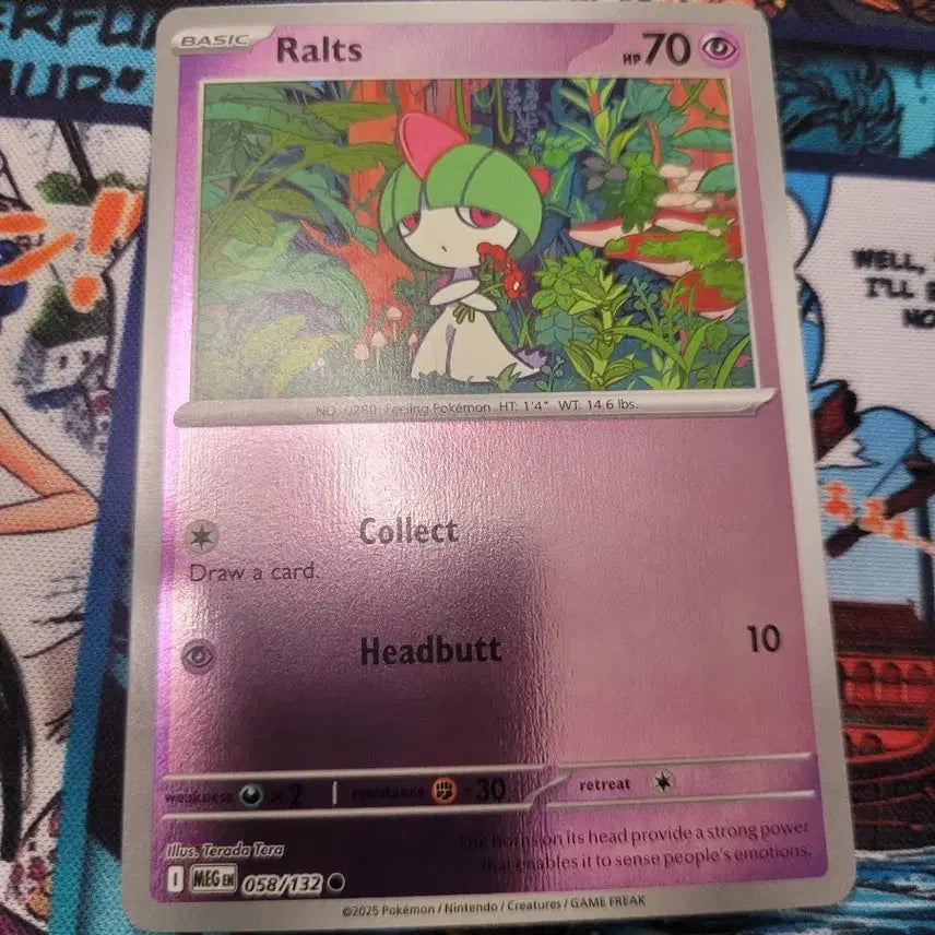 [BUNJANG] Pokemon Card North America Ralts 058/132 / 포켓몬 카드 북미 랄토스 058/132