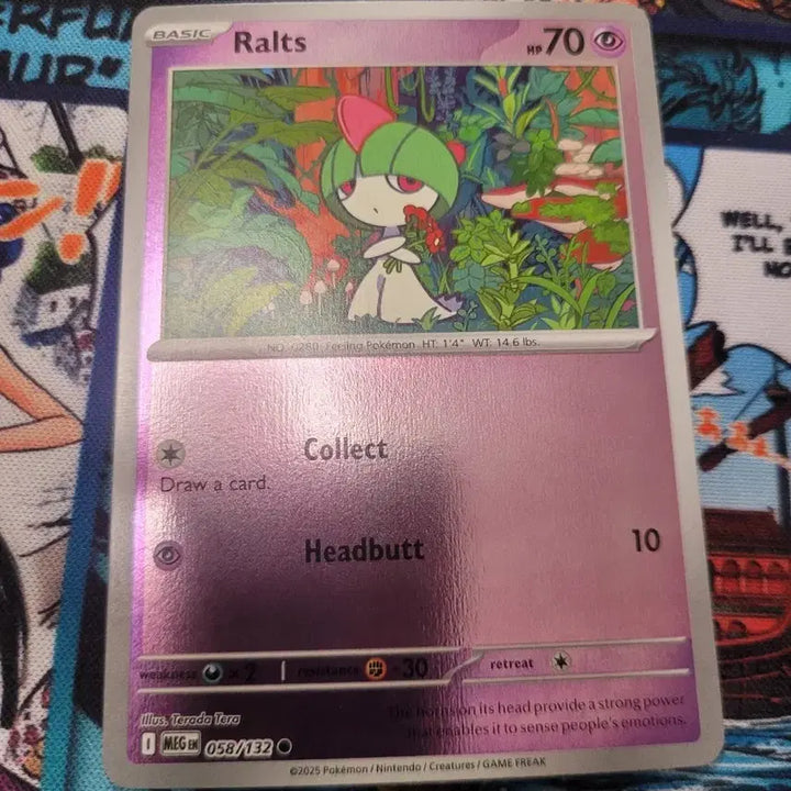 [BUNJANG] Pokemon Card North America Ralts 058/132 / 포켓몬 카드 북미 랄토스 058/132