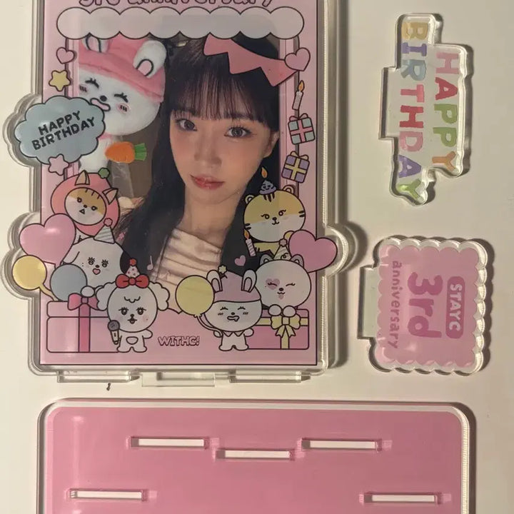 [BUNJANG] STAYC Withkc 3rd Anniversary Photocard Holder / 스테이씨 위드씨 팝업 포카 홀더