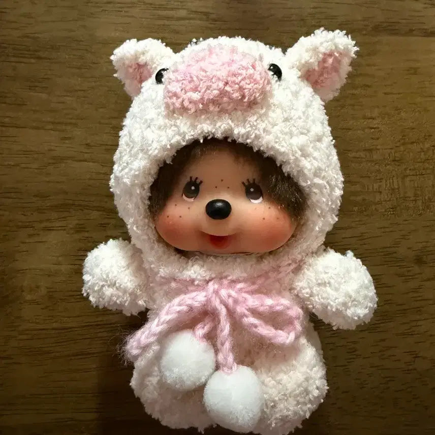 [BUNJANG] Monchhichi Pig Costume Mascot / 몬치치 돼지 코스튬 마스코트