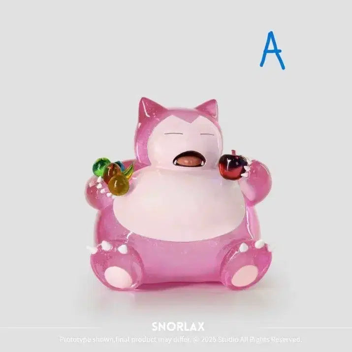 [BUNJANG] Pokemon Scale World Snorlax Pink Resin Figurine / 포켓몬 스케일월드) UP 잠만보 핑크 레진 피규어 판매