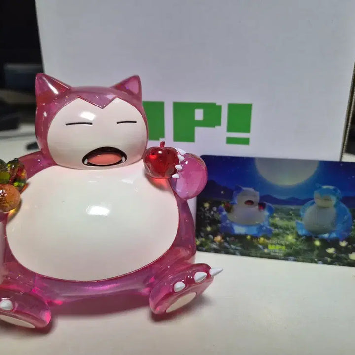 [BUNJANG] Pokemon Scale World Snorlax Pink Resin Figurine / 포켓몬 스케일월드) UP 잠만보 핑크 레진 피규어 판매