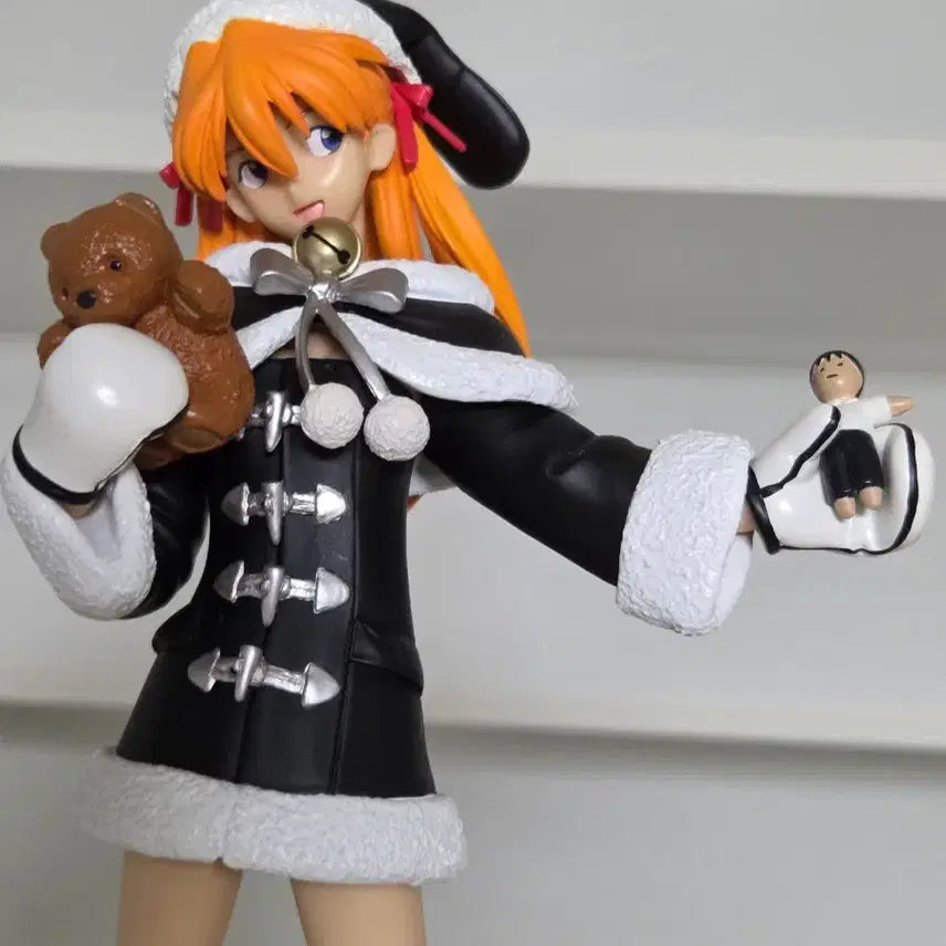 [BUNJANG] Neon Genesis Evangelion Asuka Langley Santa Black Ver. Figure / 희귀! 신세기 에반게리온 산타 아스카 랑그레이 블랙ver. 피규어