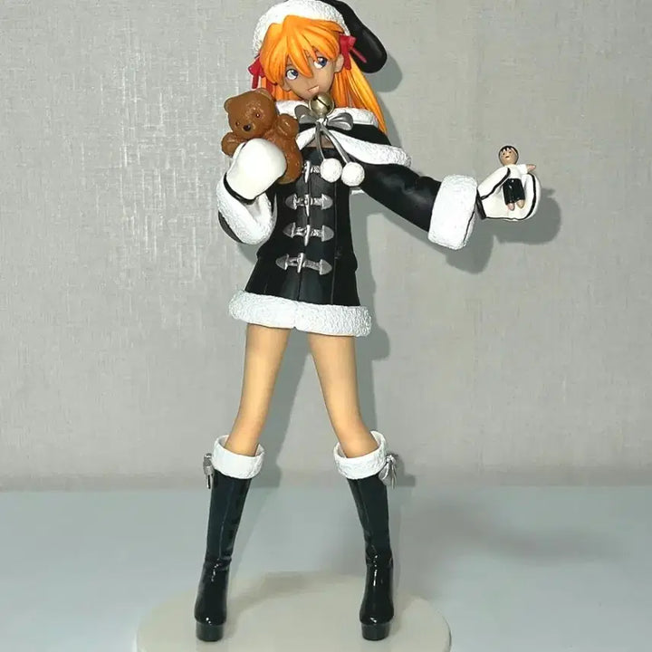 [BUNJANG] Neon Genesis Evangelion Asuka Langley Santa Black Ver. Figure / 희귀! 신세기 에반게리온 산타 아스카 랑그레이 블랙ver. 피규어