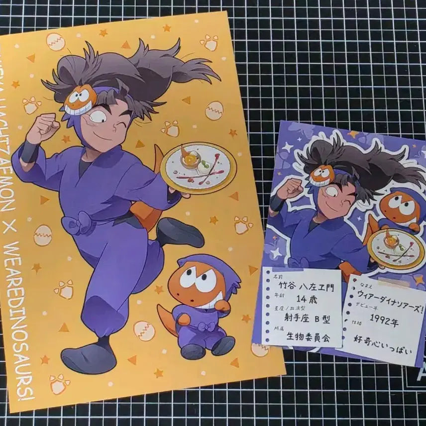 [BUNJANG] Nintama Rantaro x Sanrio Collaboration Hachijaimon (Set of 2) / [새상품] 닌타마 란타로 산리오 콜라보 하치자에몽