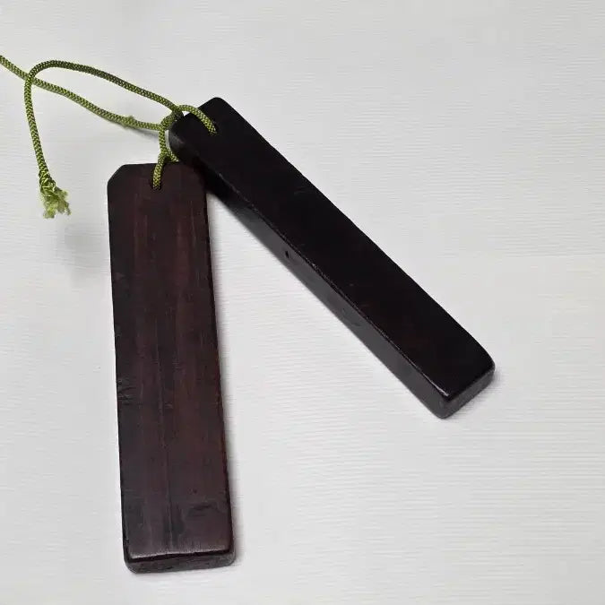 [BUNJANG] Aged Wooden Plain Tag / 땟물 좋은 나무 민자 호패