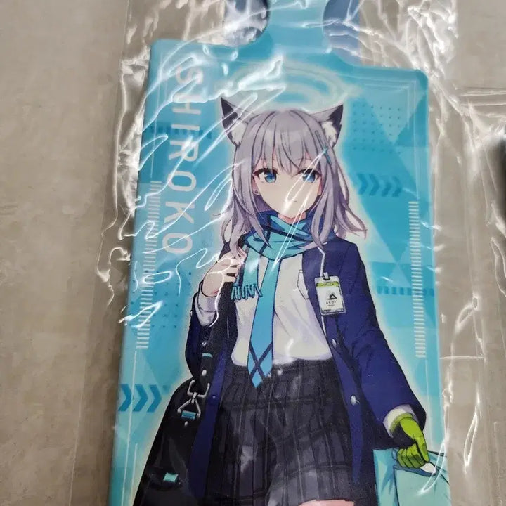 [BUNJANG] Blue Archive Shiroko Yostar Shop Carrier Tag / 블루아카이브 시로코 요스타샵 캐리어태그