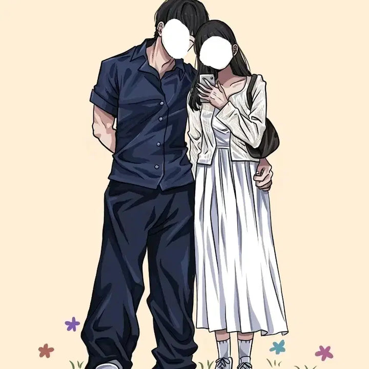 [BUNJANG] Custom Couple Illustration / 커플 그림 그려드려요