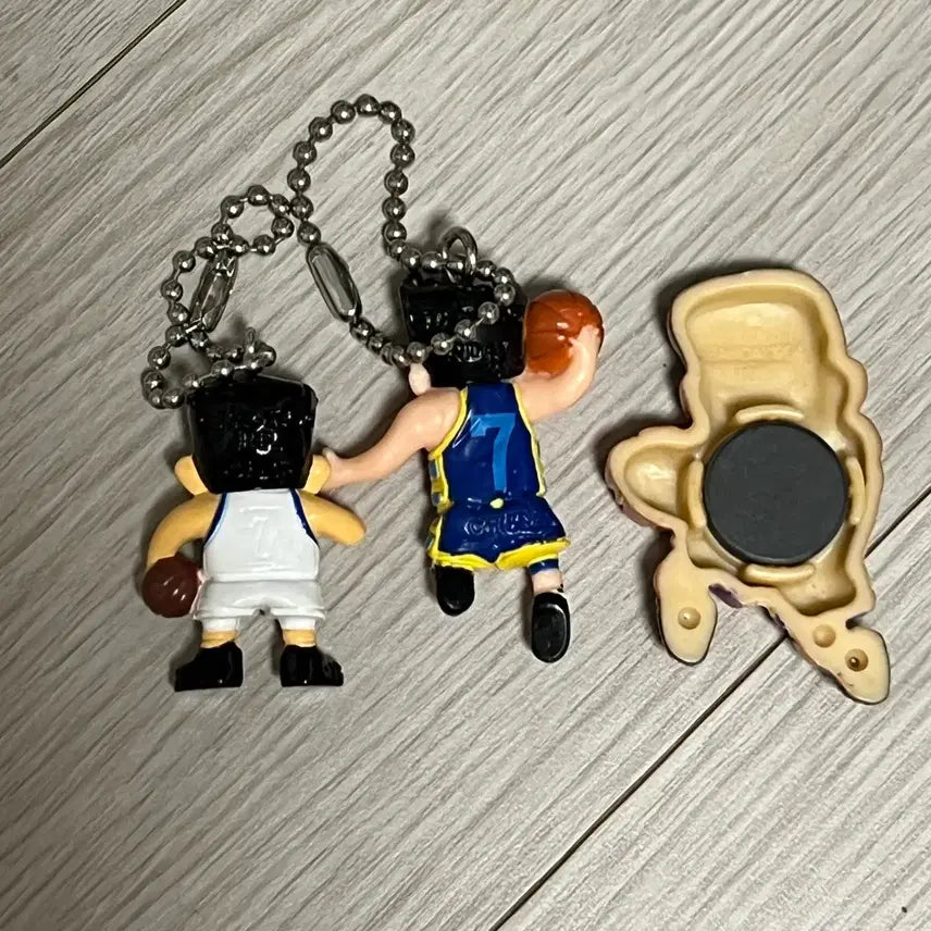 [BUNJANG] Slam Dunk Yoon Dae Hyup &amp; Lee Jung Hwan Mini Figure Keychain Set / 슬램덩크 윤대협 이정환 미니 피규어 키링 인형