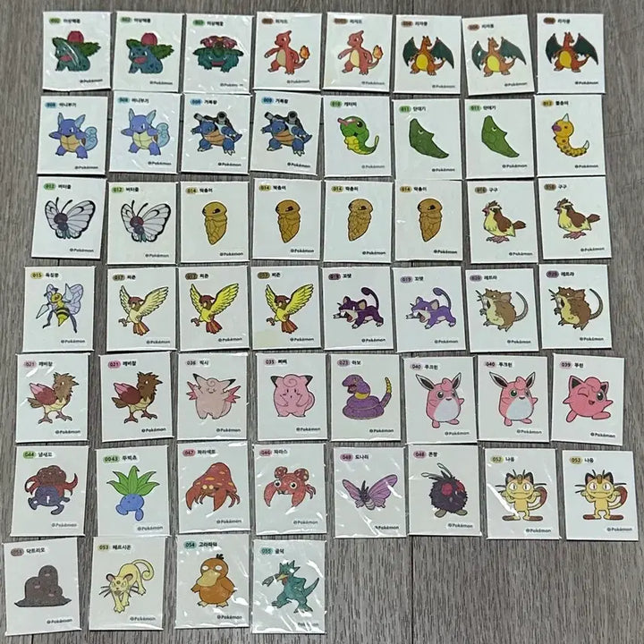 [BUNJANG] Generation 1 Sticker Bundle Set / 1세대 띠부씰 일괄
