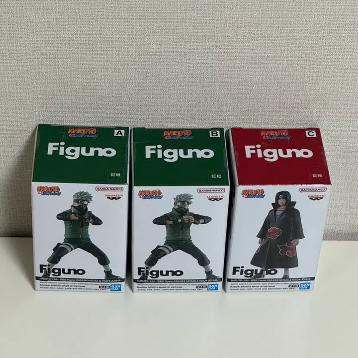[BUNJANG] Figuno Naruto Kakashi &amp; Itachi Figures (Sealed, 3-Figure Bundle) / (미개봉,3종일괄)피그노 figuno 나루토 카카시 이타치 피규어