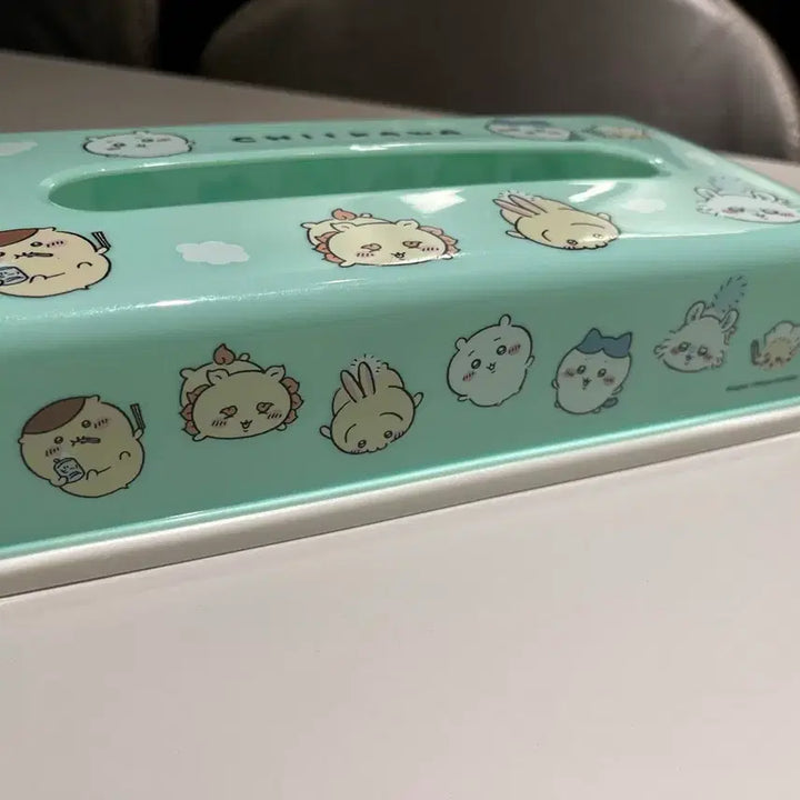 [BUNJANG] Chiikawa Character Tissue Case (Mint) / 치이카와 캐릭터 티슈 케이스 민트