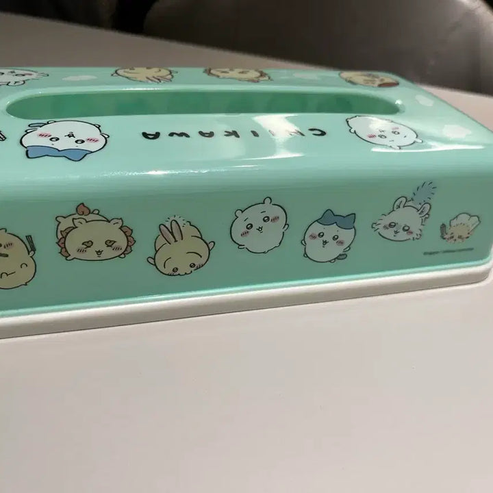[BUNJANG] Chiikawa Character Tissue Case (Mint) / 치이카와 캐릭터 티슈 케이스 민트