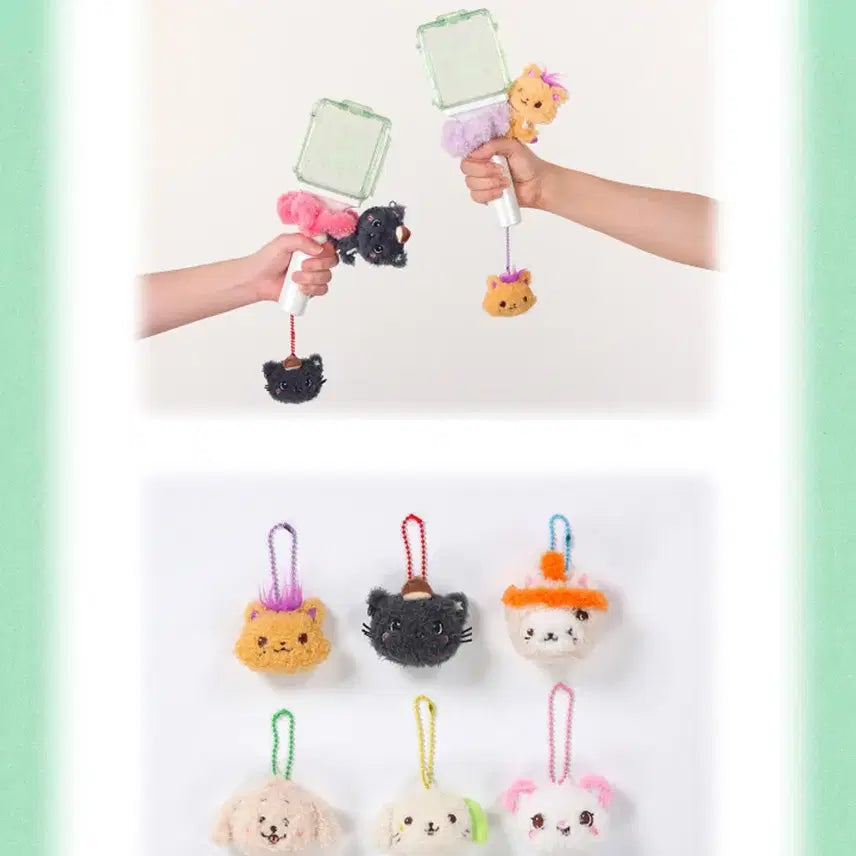 [BUNJANG] NCT Wish Yushi Sakuya Bubble Nyan Face Keyring Bundle Set / 일괄 버블냥 팡이 유우시 사쿠야 엔시티위시 얼굴키링
