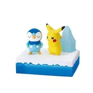 [BUNJANG] Re-Ment Pokemon Piplup &amp; Pikachu Figure Set / 포켓몬 팽도리&amp;피카츄 피규어) 리멘트 시원한 팽도리 컬렉션