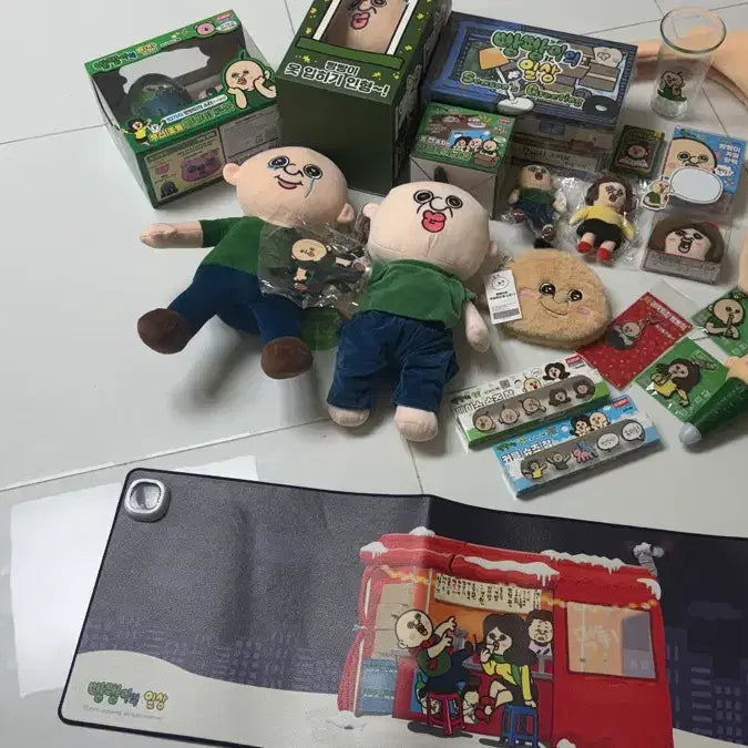 [BUNJANG] Bbangbbangyi Dolls &amp; Merchandise Bundle Set / 빵빵이 인형 밎 굿즈 일괄판매합니다