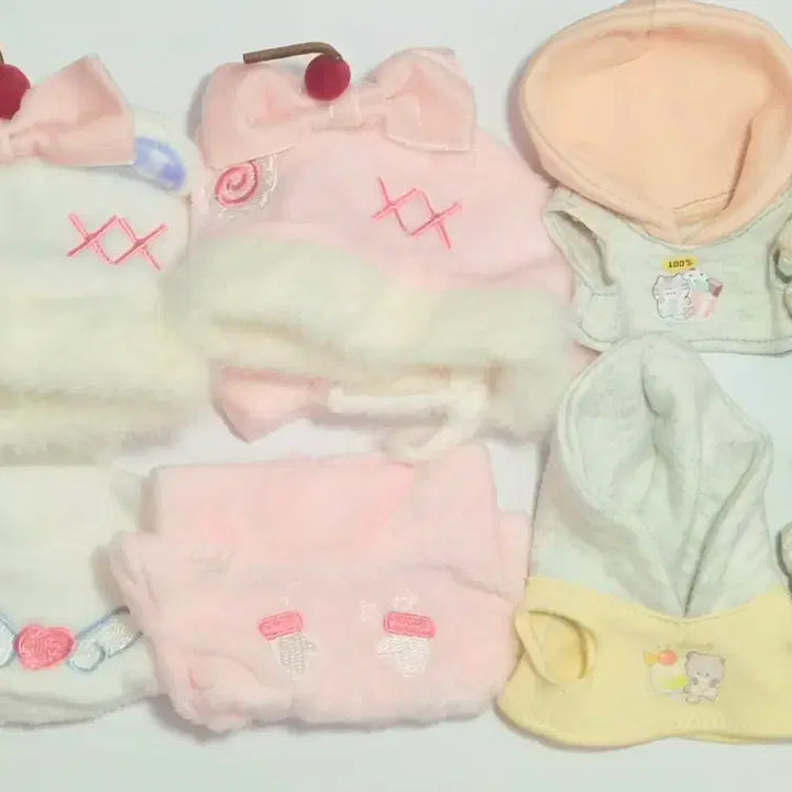 [BUNJANG] Bundle Set 10cm Demutjoo Park Mundae Strawberry Cream Daeng 10cm Doll Clothes / 일괄!! 10cm 데못죽 박문대 속성 딸기크림댕 10깅 인형옷