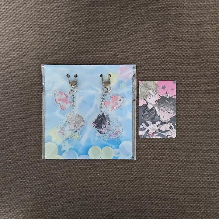 [BUNJANG] The Pond Where Flowers Fall Acrylic Keyring Photocard Set BL / 꽃이 지는 연못 어항 아크릴 키링 포토카드 포카 세트 비엘 BL