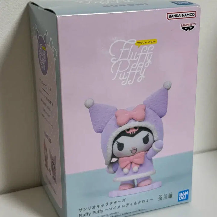 [BUNJANG] Sanrio Characters Fluffy Puffy Mine Kuromi Figure / 산리오캐릭터즈 Fluffy Puffy Mine 쿠로미 피규어