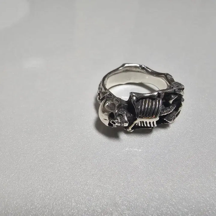 [BUNJANG] CRAZY PIG Sterling Silver Skull Ring / 은,크레이지피그,명품반지,실버,은반지,해골반지,스컬링