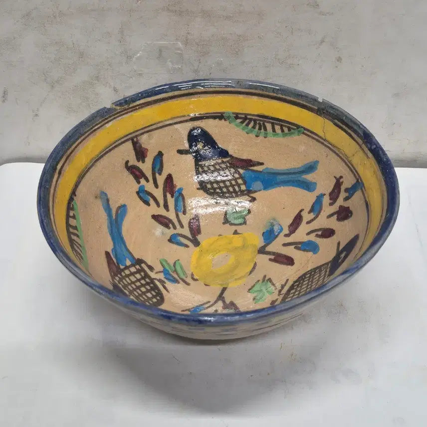 [BUNJANG] Bird and Flower Motif Celadon Vase / 화조문 완 (0453)