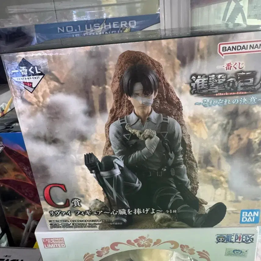 [BUNJANG] Attack on Titan Levi Ichiban Kuji C Prize Figure (Sealed) / (미개봉) 진격의거인 리바이C상 제일복권