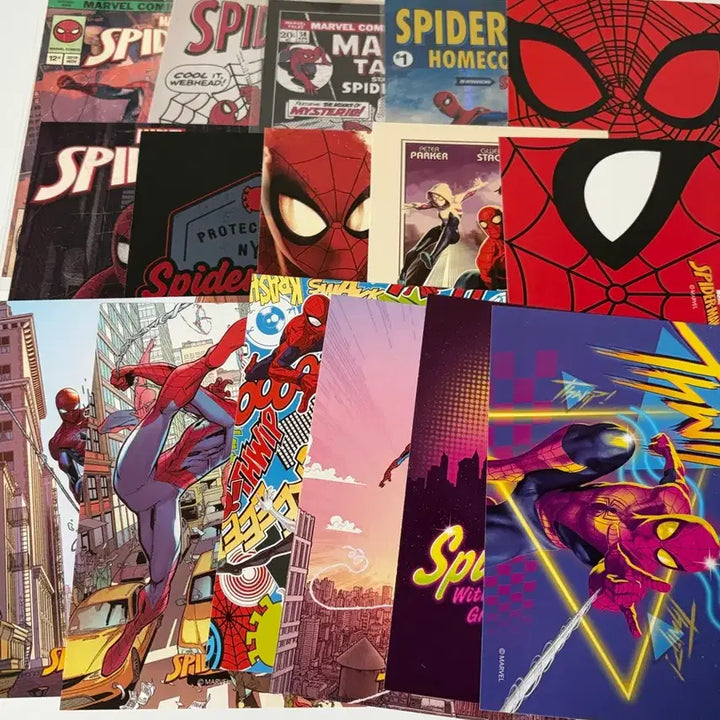 [BUNJANG] Spider-Man Postcard Bundle Set (16 pcs) CGV Megabox Limited Marvel / (일괄)스파이더맨 엽서 16장 cgv 메가박스 한정 마블