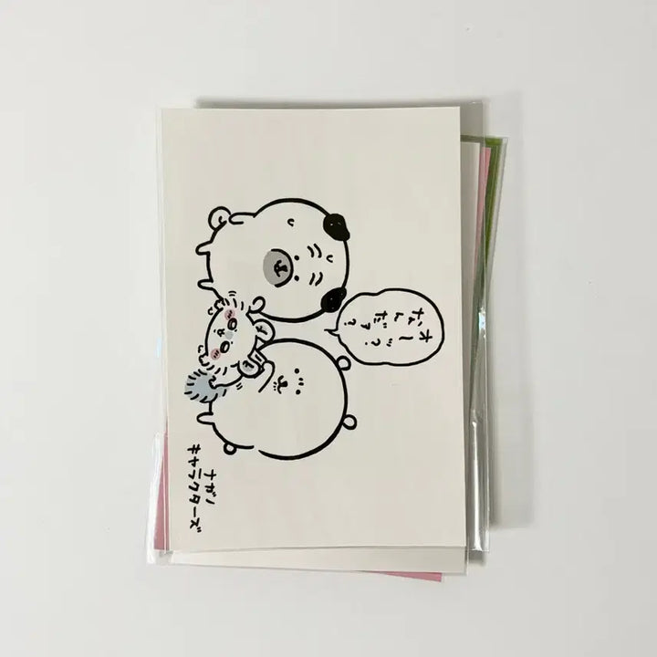 [BUNJANG] Nagano Sticker &amp; Postcard Bundle Set / (일괄)나가오 엽서 마스킹테이프 농담곰 치이카와 지류 퍼그상 나가노마켓