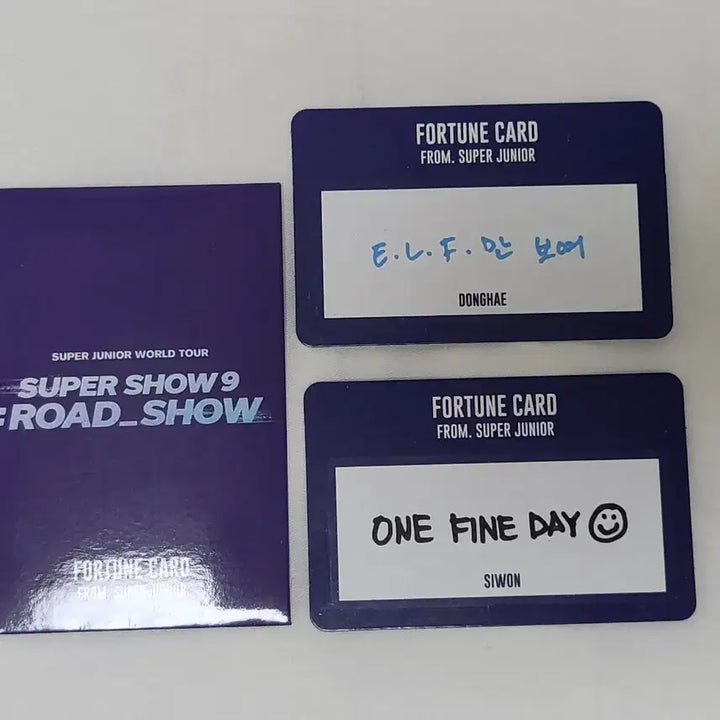 [BUNJANG] Super Junior Super Show 9 Donghae Photocard &amp; Fortune Scratch Card / 슈퍼주니어 동해 슈퍼쇼9 포카, 포춘 스크래치 카드 일괄