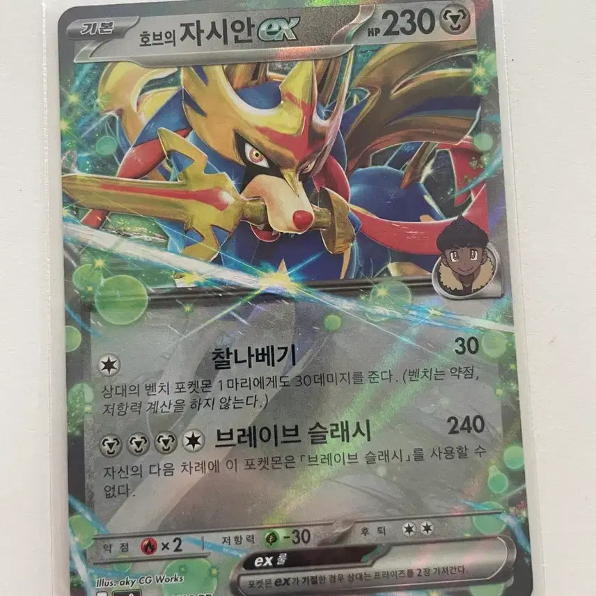 [BUNJANG] Pokemon Card Zamazenta EX RR (High Class Pack: Shiny Star V) / 포켓몬카드 호브의 자시안 EX RR
