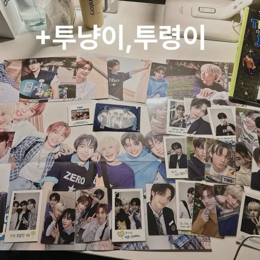 [BUNJANG] TWS Group Bundle Set with Ttoongyi &amp; Ttooryeong / 급처)투어스 탈덕(일괄판매)+투냥이 투령이 포함