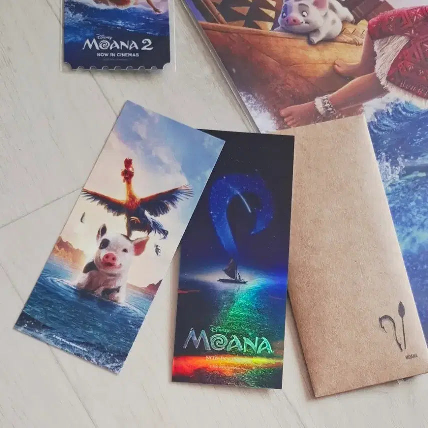 [BUNJANG] Moana TTT + Moana 2 OST + Poster Bundle Set / (3종일괄) 모아나 TTT + 모아나2 (오티+포스터)