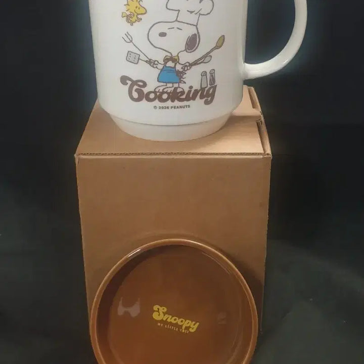 [BUNJANG] Snoopy Ramen Mug &amp; Octagon Timer Set / 피너츠,스누피,한정,굿즈,라면머그,타이머,새제품